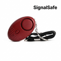 SafeChirp emergency alarm with wrist strap, compact and pocket-sized